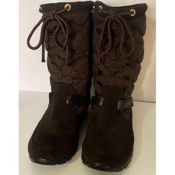 Coach Mahogany Juniper Boots - Picture 2 of 7